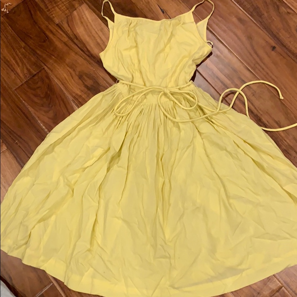Vintage yellow dress